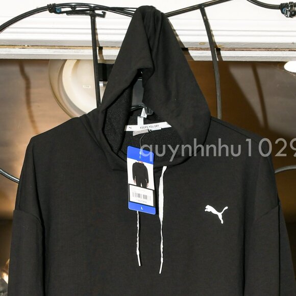 NWT PUMA Women's Lightweight Modern Sport Hoodie Pullover in black - Picture 5 of 7